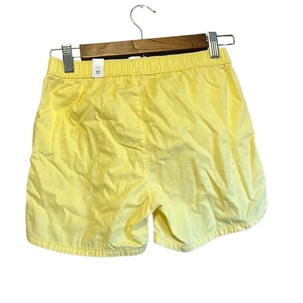 The Children's Place Chino Shorts Girls‎ Size 12 Yellow NWT Sun Valley Elastic